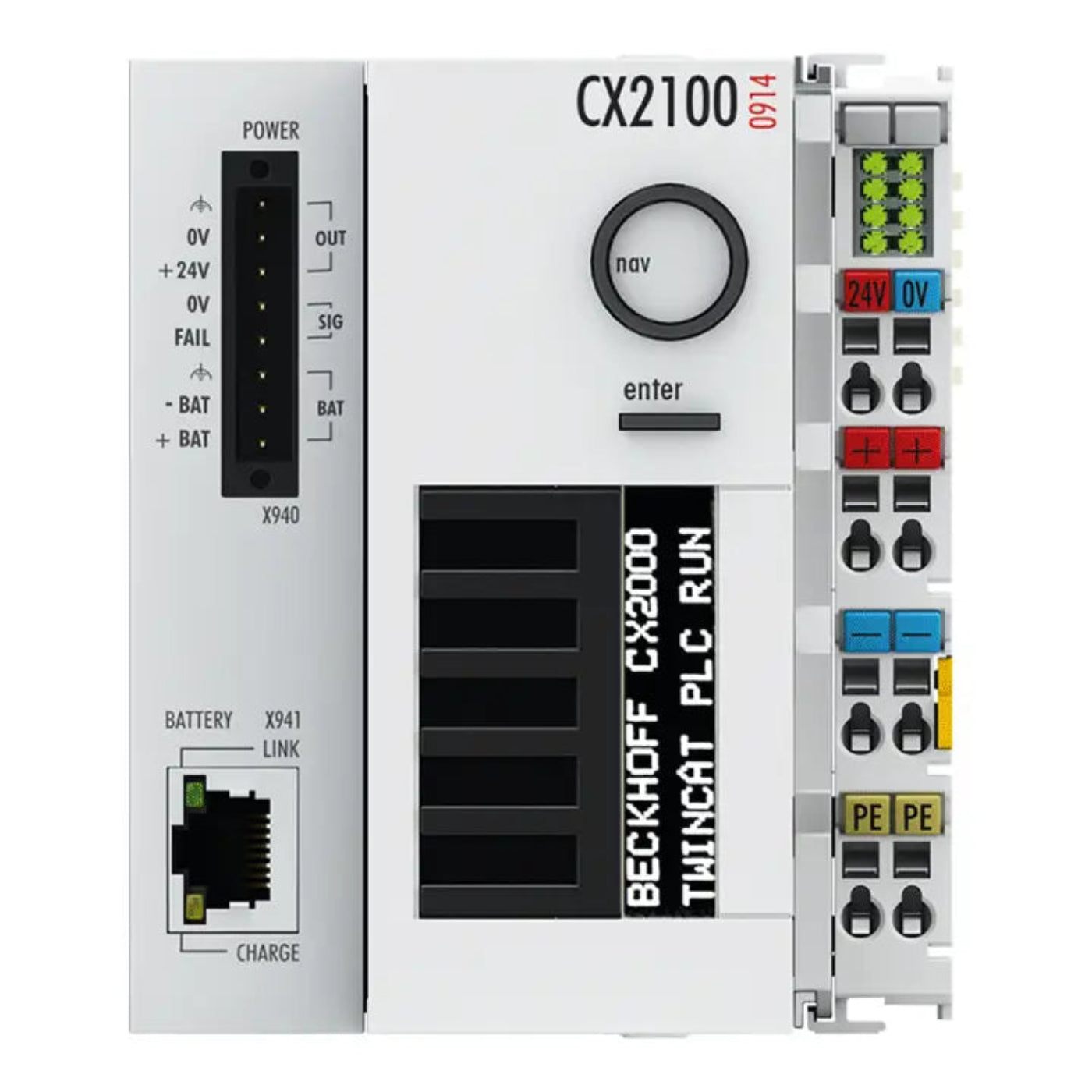 Beckhoff 24 VDC 100 W Power Supply and UPS Module for CX20x3/CX2042 Systems - CX2100-0914
