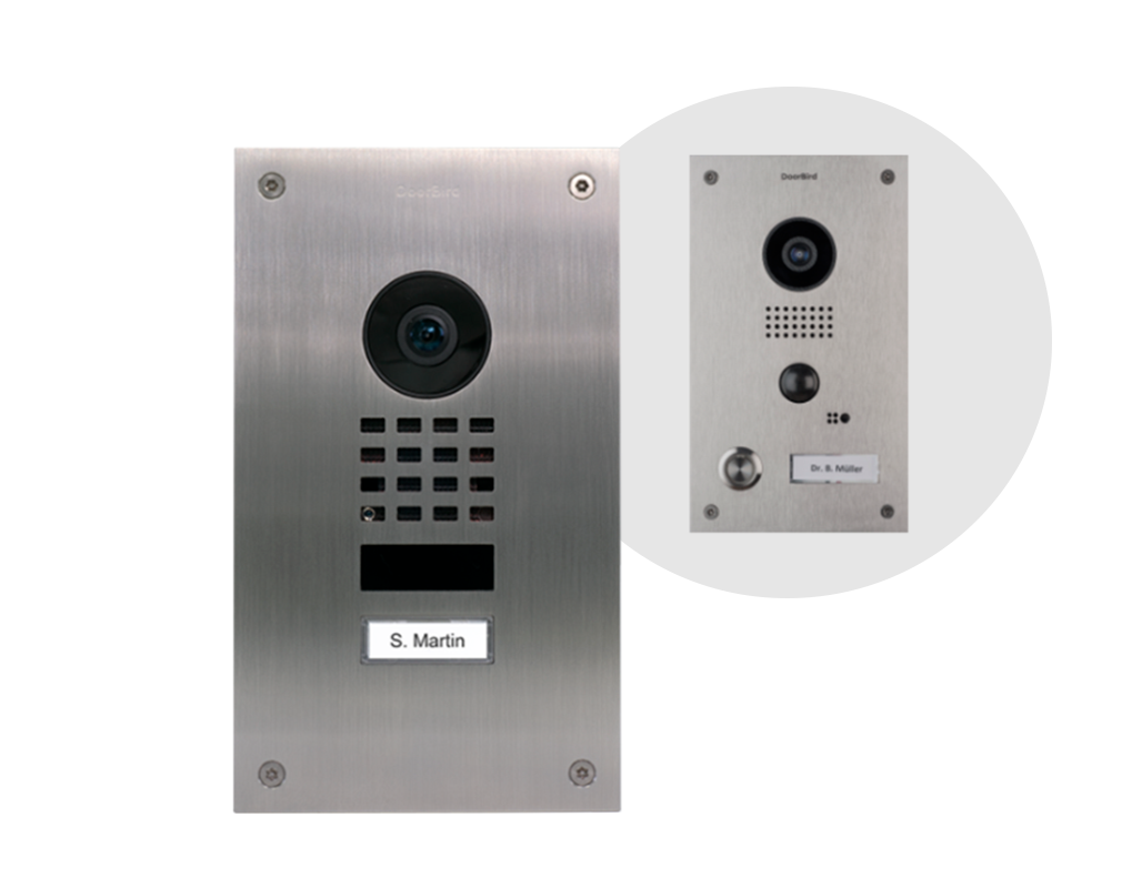 DoorBird D1101UV IP Video Door Station in Chrome