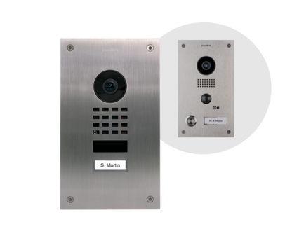 DoorBird D1101UV IP Video Door Station in Chrome