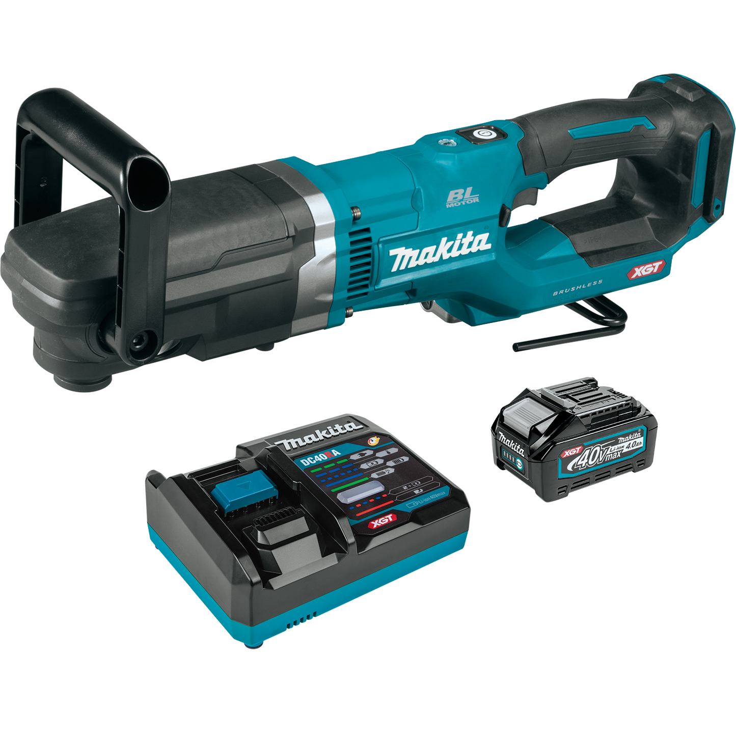 Makita (GAD02M1) 40V Max XGT Brushless Cordless 7/16" Hex Right Angle Drill Kit (4.0Ah) - GAD02M1