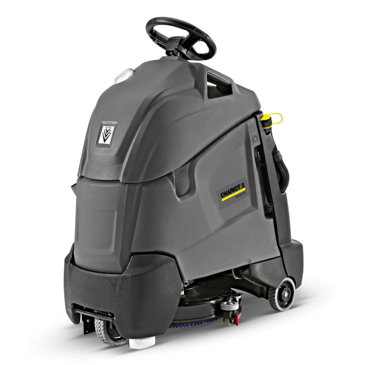 Karcher Chariot iScrub 20 Deluxe, Rider Floor Scrubber, 20", 10 Gallon, Battery,  Disk,  - 1.008-016.0