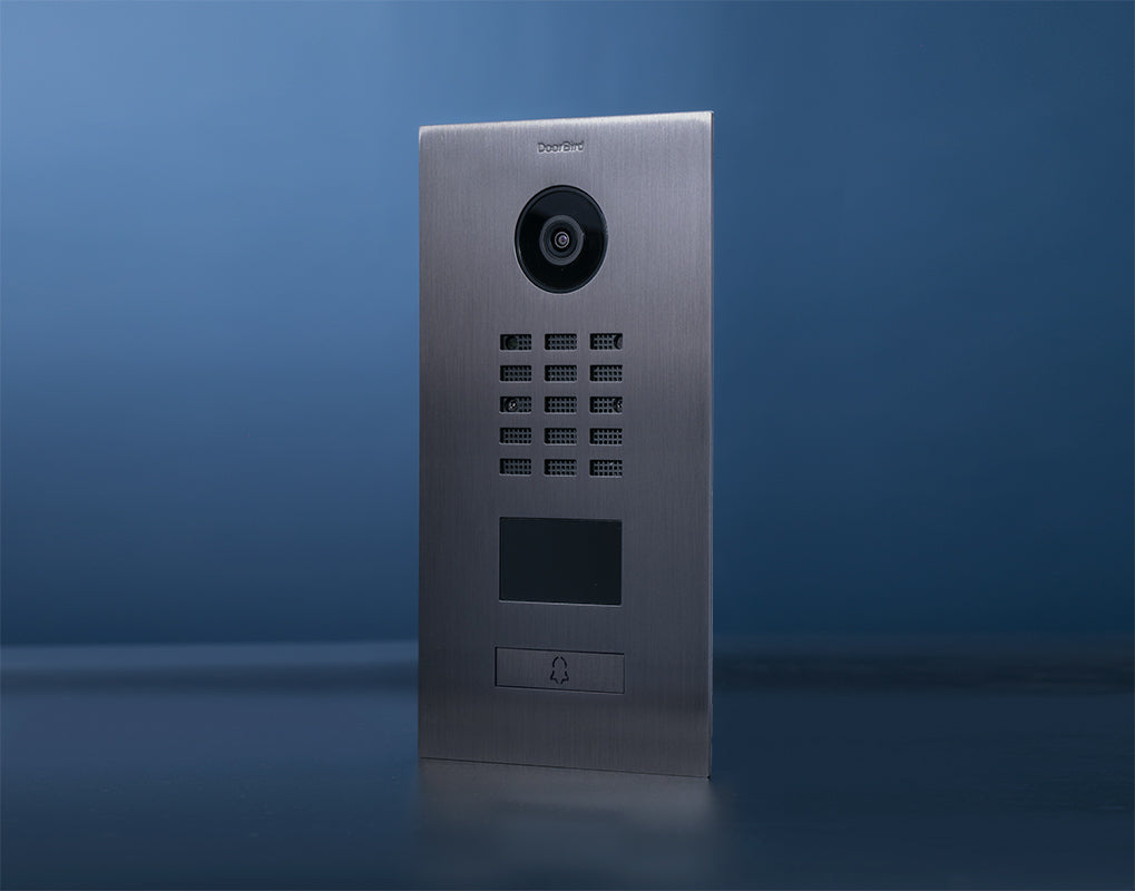 DoorBird D2101V IP Video Door Station, 1 Call Button in Titanium