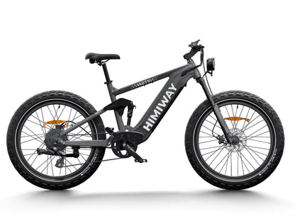 Himiway D7 / Full Suspension Electric Hunting Bike - HMW-D7-BK-US-02