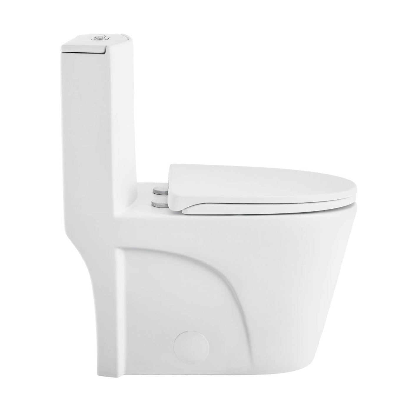 Swiss Madison St. Tropez One-Piece 10" Rough-in 1.1/1.6 GPF Dual Top Vortex Flush Elongated Toilet in Matte White - SM-1T0805MW