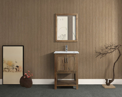 Char-Griller Austin 24" Single Sink Vanity in Walnut with Porcelain Top - SKU_1769839050854_986