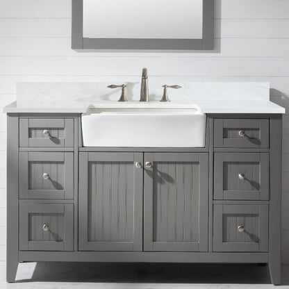 Char-Griller Burbank 54" Single Sink Vanity with Quartz Top - SKU_1769842822510_124