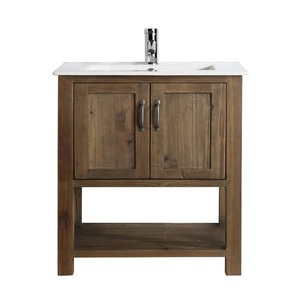 Char-Griller Austin 30" Single Sink Vanity In Walnut with Porcelain Top - SKU_1769842830861_16