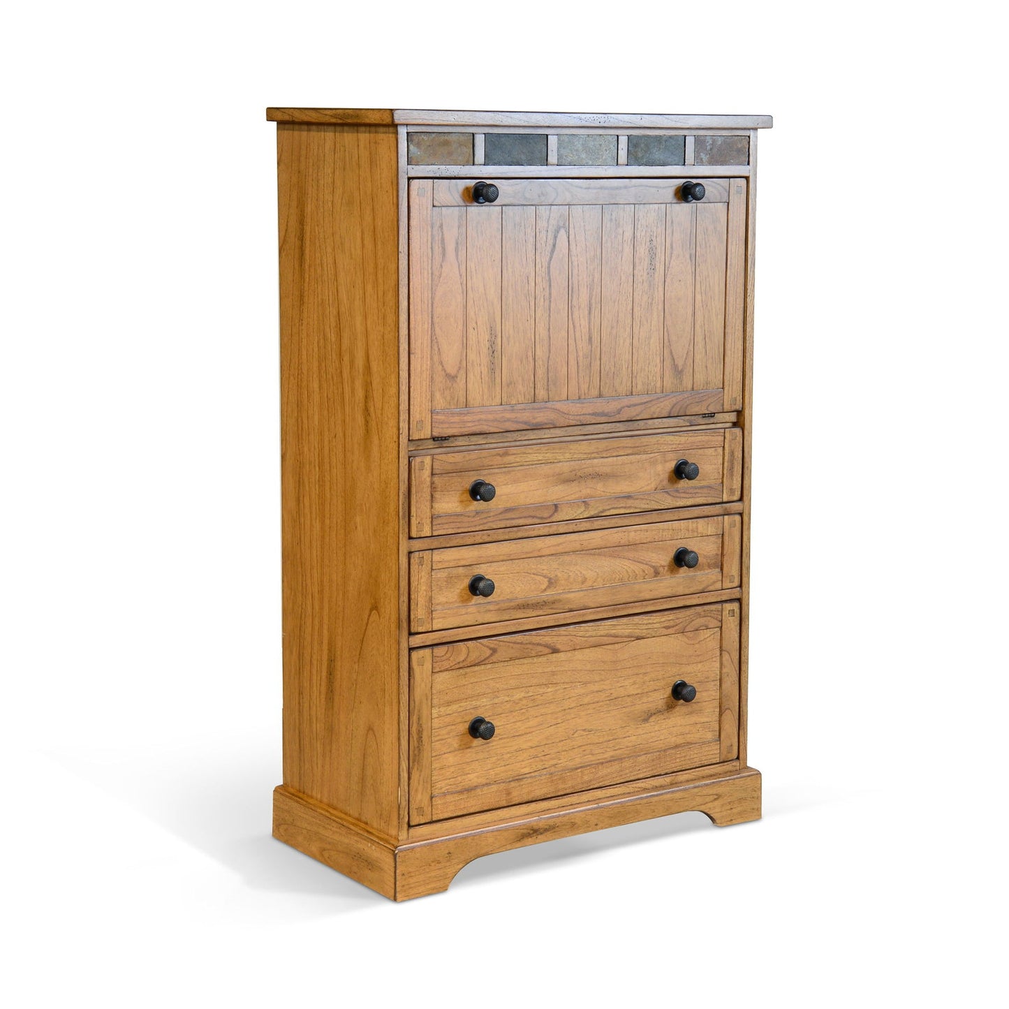 Sunny Designs Sedona - Laptop Armoire - Light Brown - 2848RO2