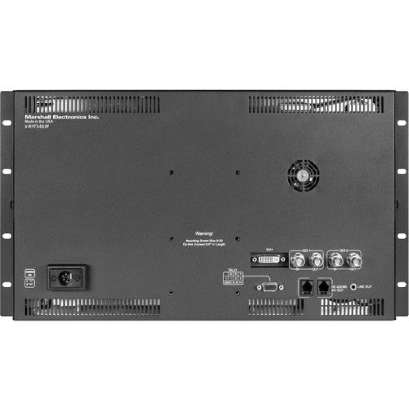 Marshall  17" Native HD Resolution IMD LCD Rack Mount Monitor with Waveform & Vectorscope Displays w/ Desktop Stand - V-R173-DLW-DT