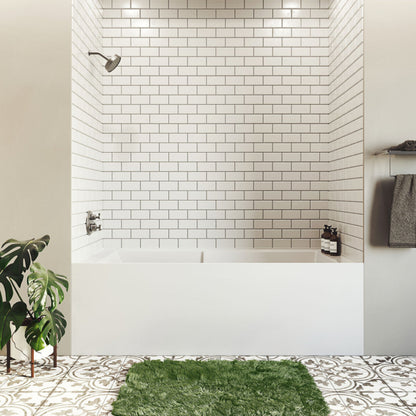 Swiss Madison Voltaire 72" x 36" Left-Hand Drain Alcove Bathtub with Apron and Armrest - SM-AB556