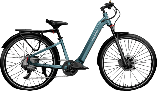 Samson Cycrown Dremax ST Electric Bike Step-Through Frame 852W 28 MPH 65 Mile Range 48V New - DREMAX-ST-TEAL