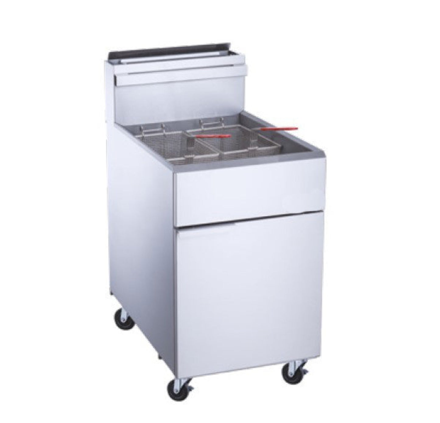 Chef AAA Commercial 70lbs Natural Gas Fryer with 5 Tube Burners - TCF5-NG