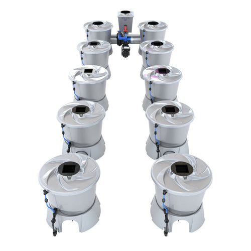 Alien Hydroponics 10 Pot (2 Row) V-System RDWC - BD100-0210