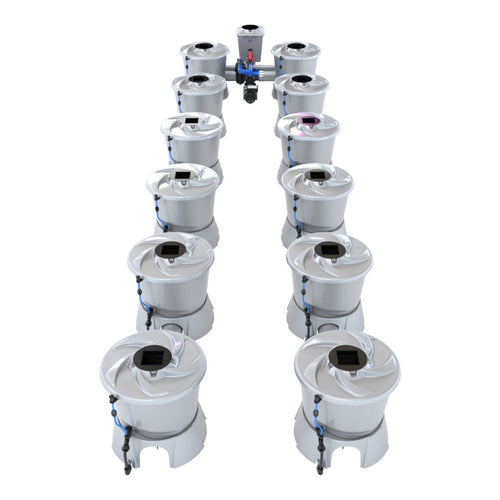 Alien Hydroponics 12 Pot (2 Row) V-System RDWC - BD100-0212