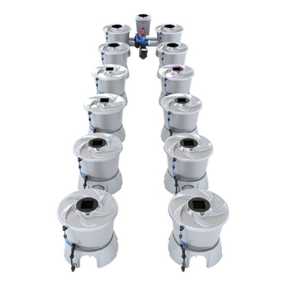 Alien Hydroponics 12 Pot (2 Row) V-System RDWC - BD100-0212