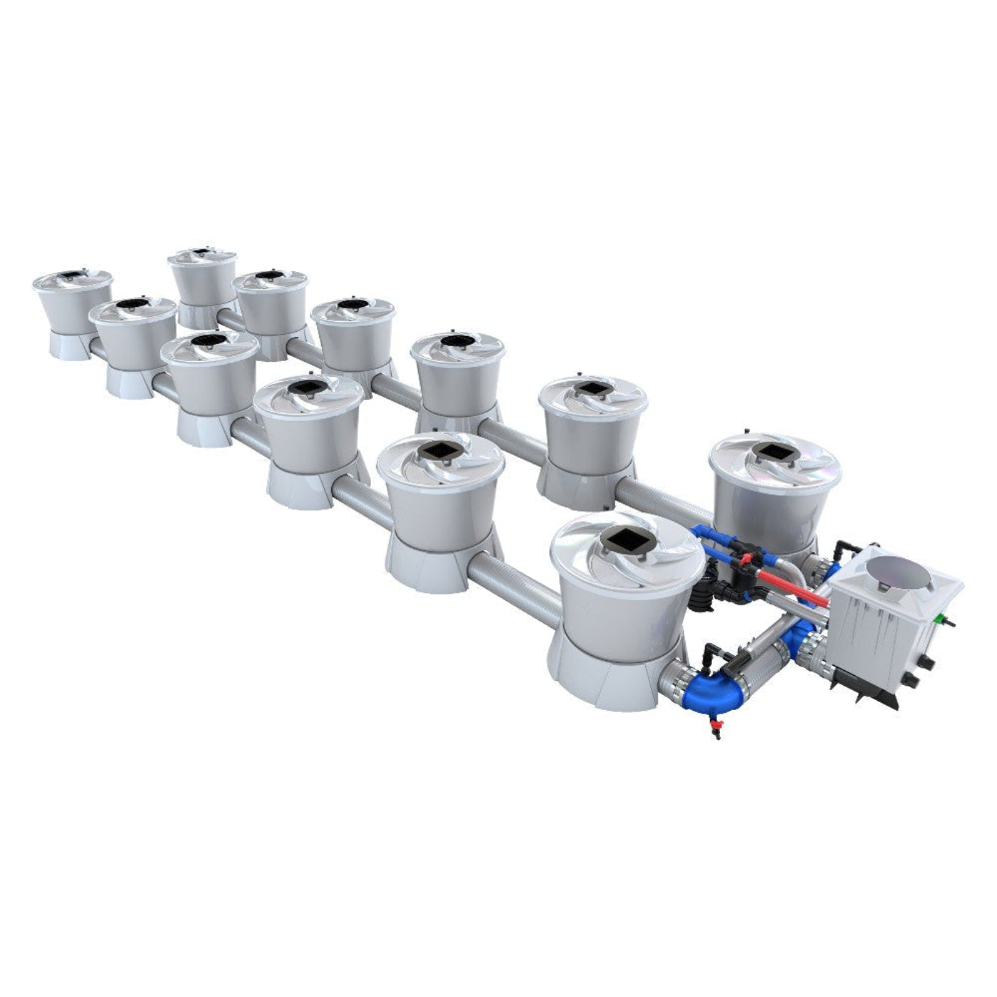 Alien Hydroponics 12 Pot (2 Row) V-System RDWC - BD100-0212