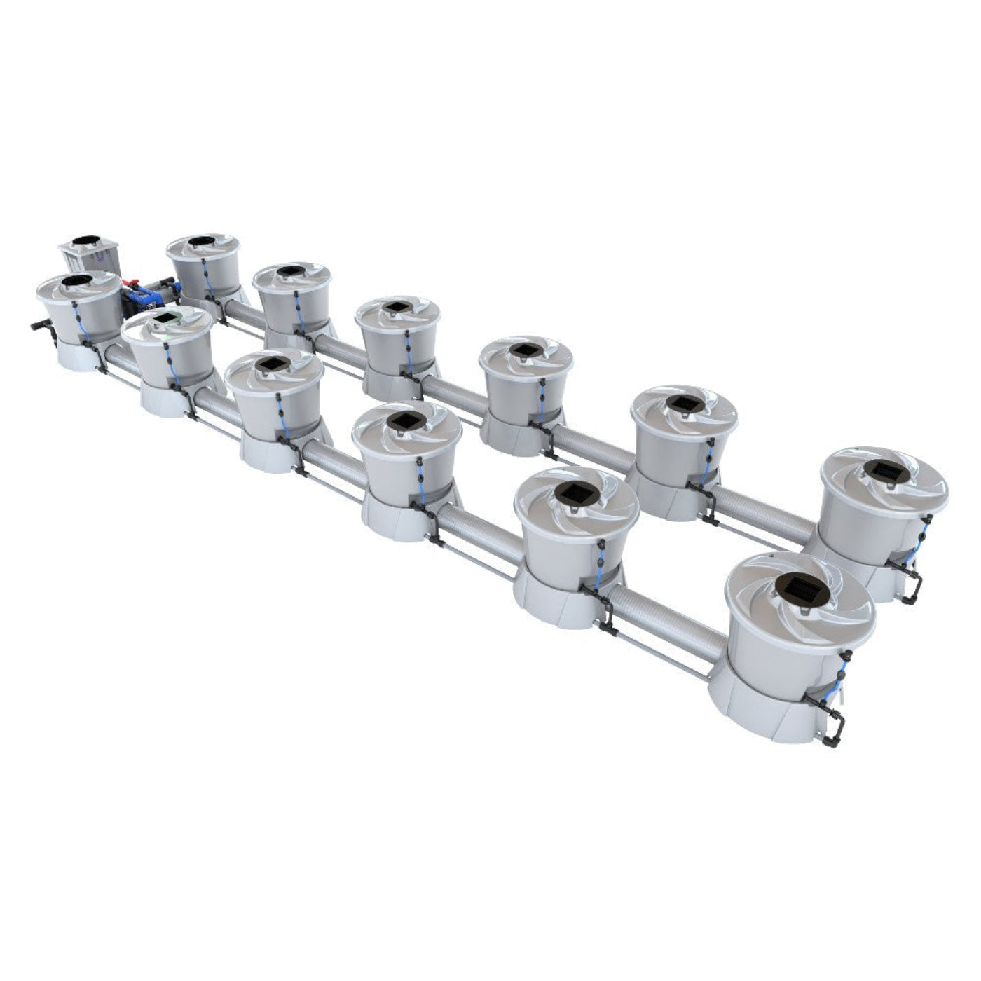 Alien Hydroponics 12 Pot (2 Row) V-System RDWC - BD100-0212