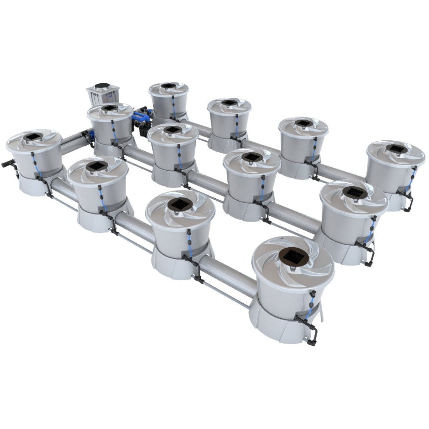 Alien Hydroponics 12 Pot (3 Row) V-System RDWC - BD100-0312