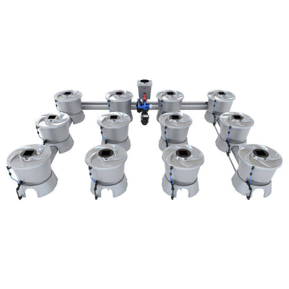 Alien Hydroponics 12 Pot (4 Row) V-System RDWC - BD100-0412