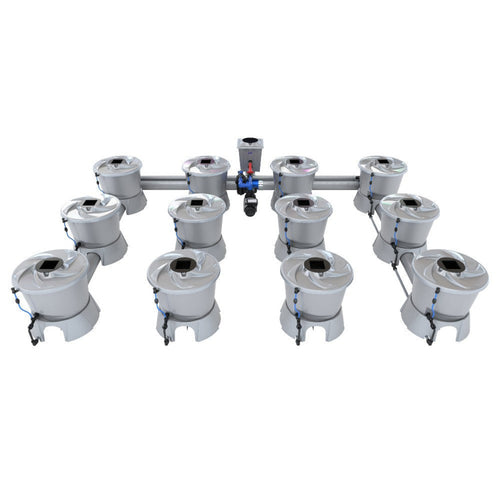 Alien Hydroponics 12 Pot (4 Row) V-System RDWC - BD100-0412