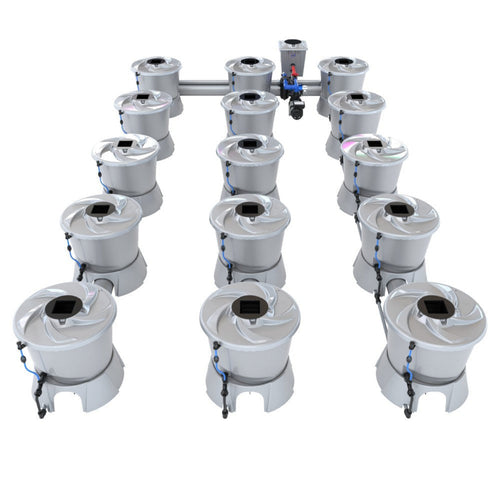 Alien Hydroponics 15 Pot (3 Row) V-System RDWC - BD100-0315