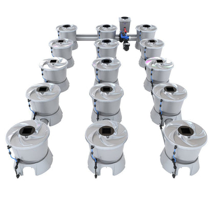 Alien Hydroponics 15 Pot (3 Row) V-System RDWC - BD100-0315
