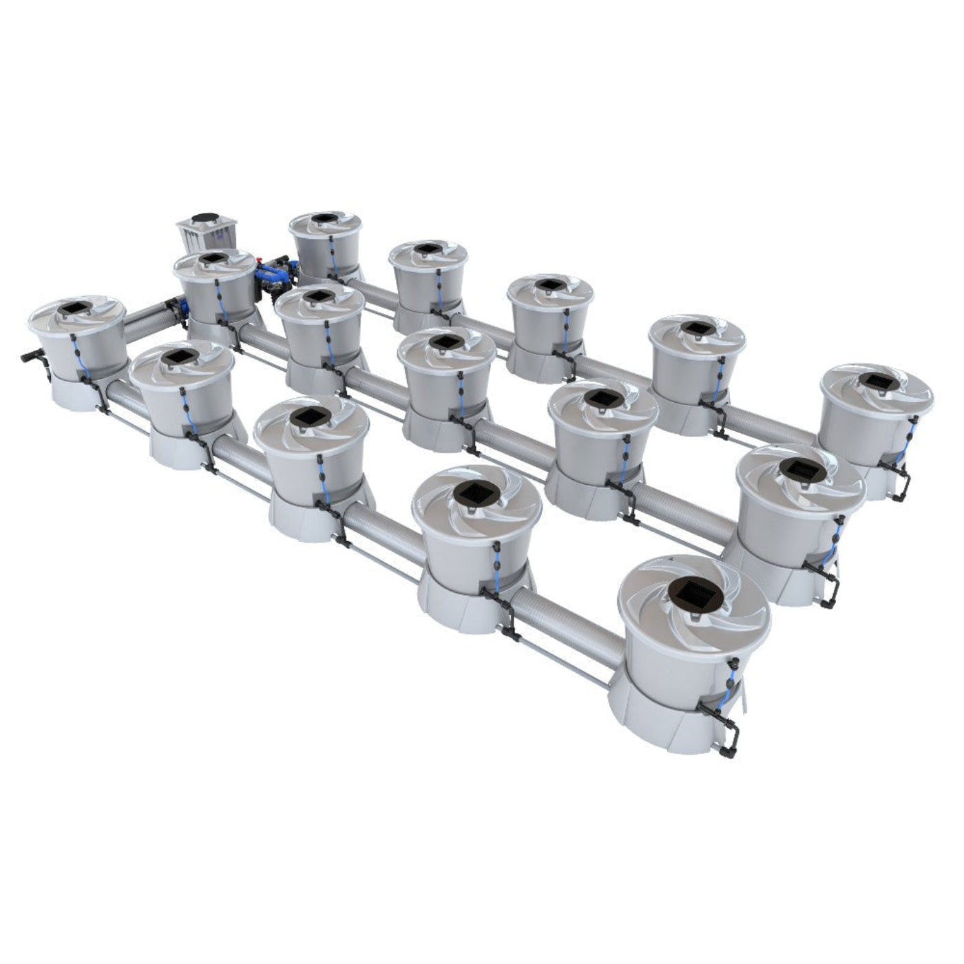 Alien Hydroponics 15 Pot (3 Row) V-System RDWC - BD100-0315
