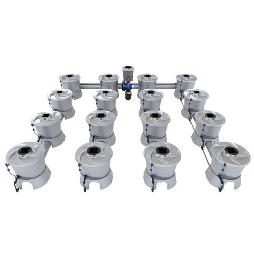 Alien Hydroponics 16 Pot (4 Row) V-System RDWC - BD100-0416