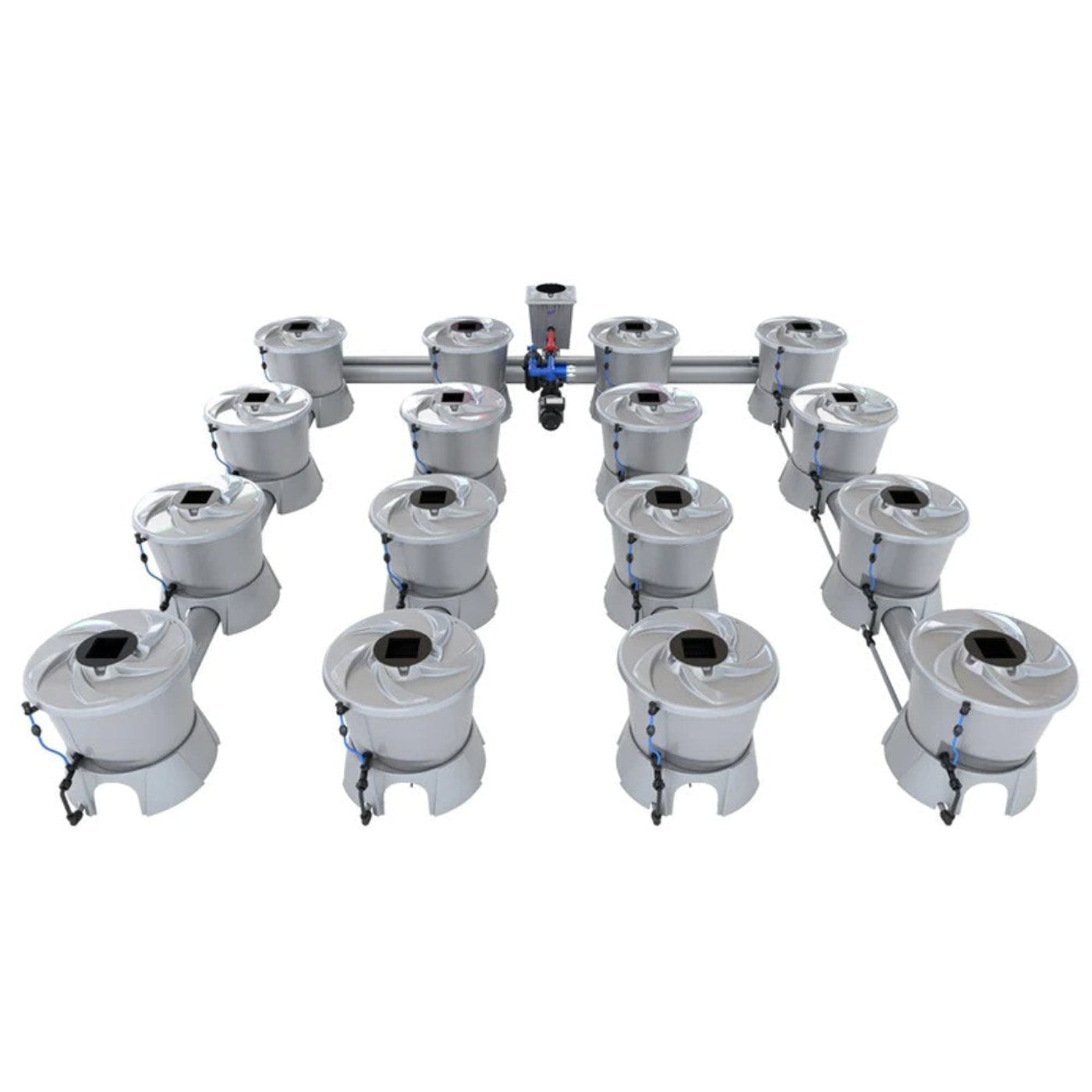 Alien Hydroponics 16 Pot (4 Row) V-System RDWC - BD100-0416