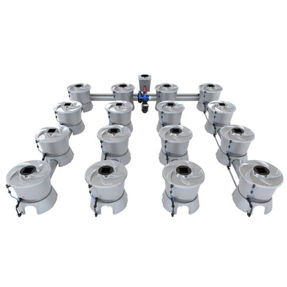 Alien Hydroponics 16 Pot (4 Row) V-System RDWC - BD100-0416