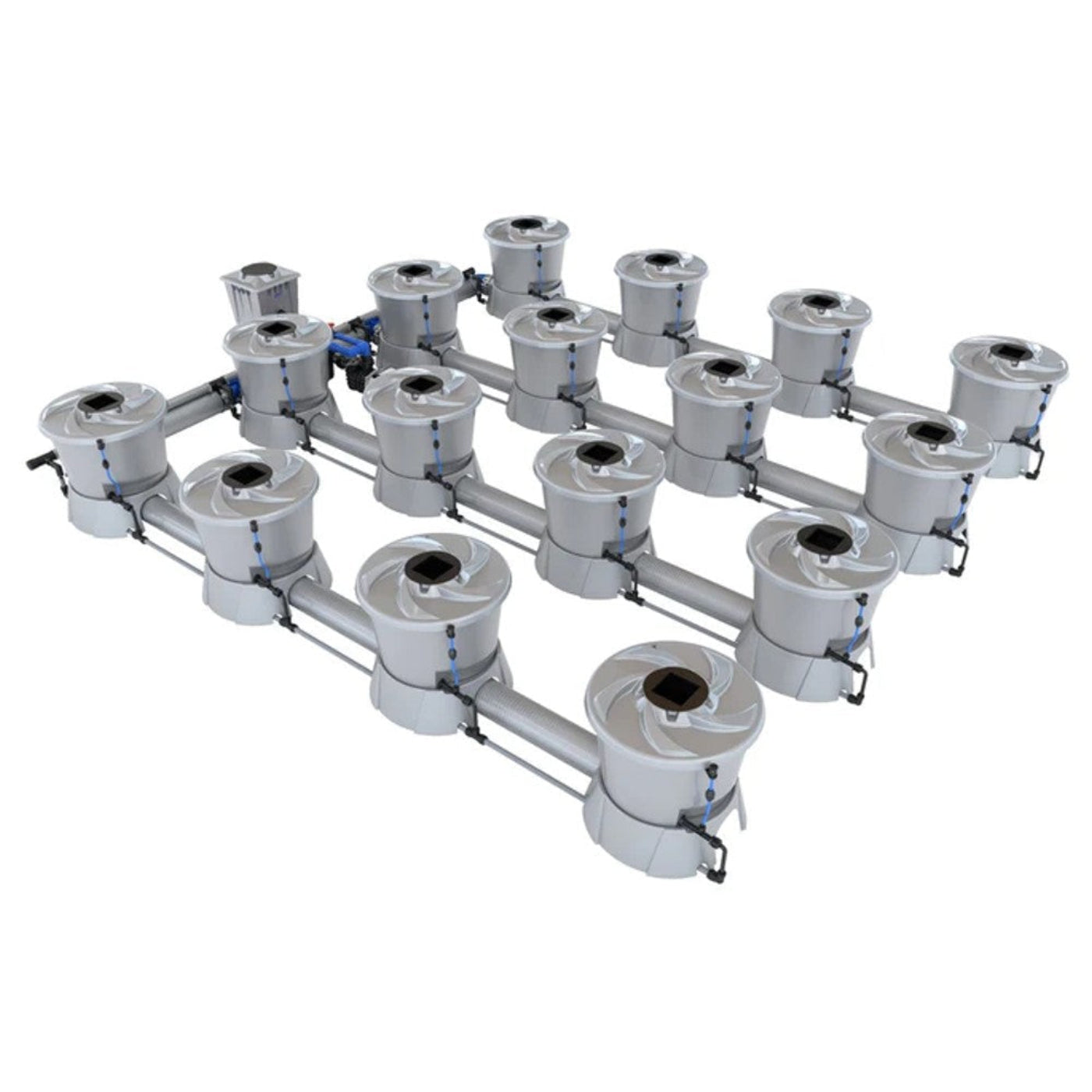 Alien Hydroponics 16 Pot (4 Row) V-System RDWC - BD100-0416
