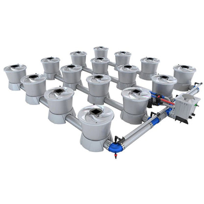 Alien Hydroponics 16 Pot (4 Row) V-System RDWC - BD100-0416