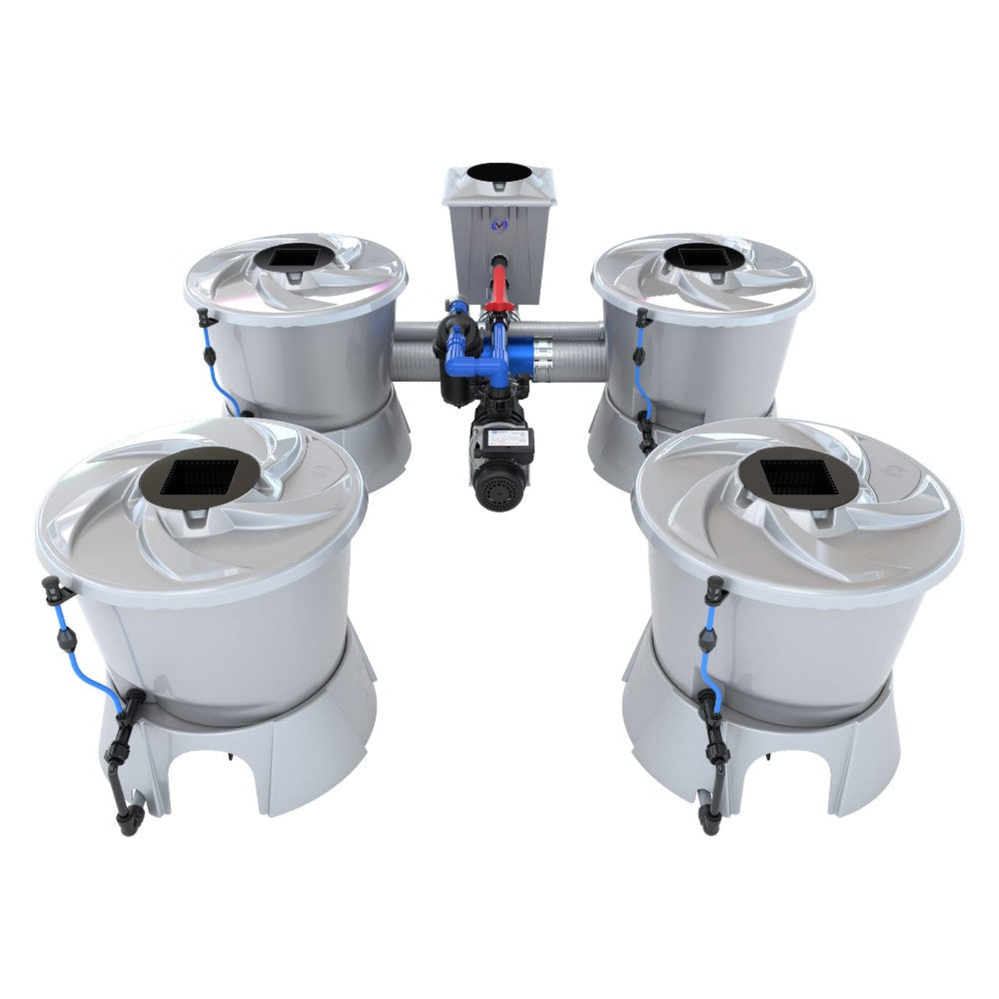 Alien Hydroponics 4 Pot (2 Row) V-System RDWC - BD100-0204