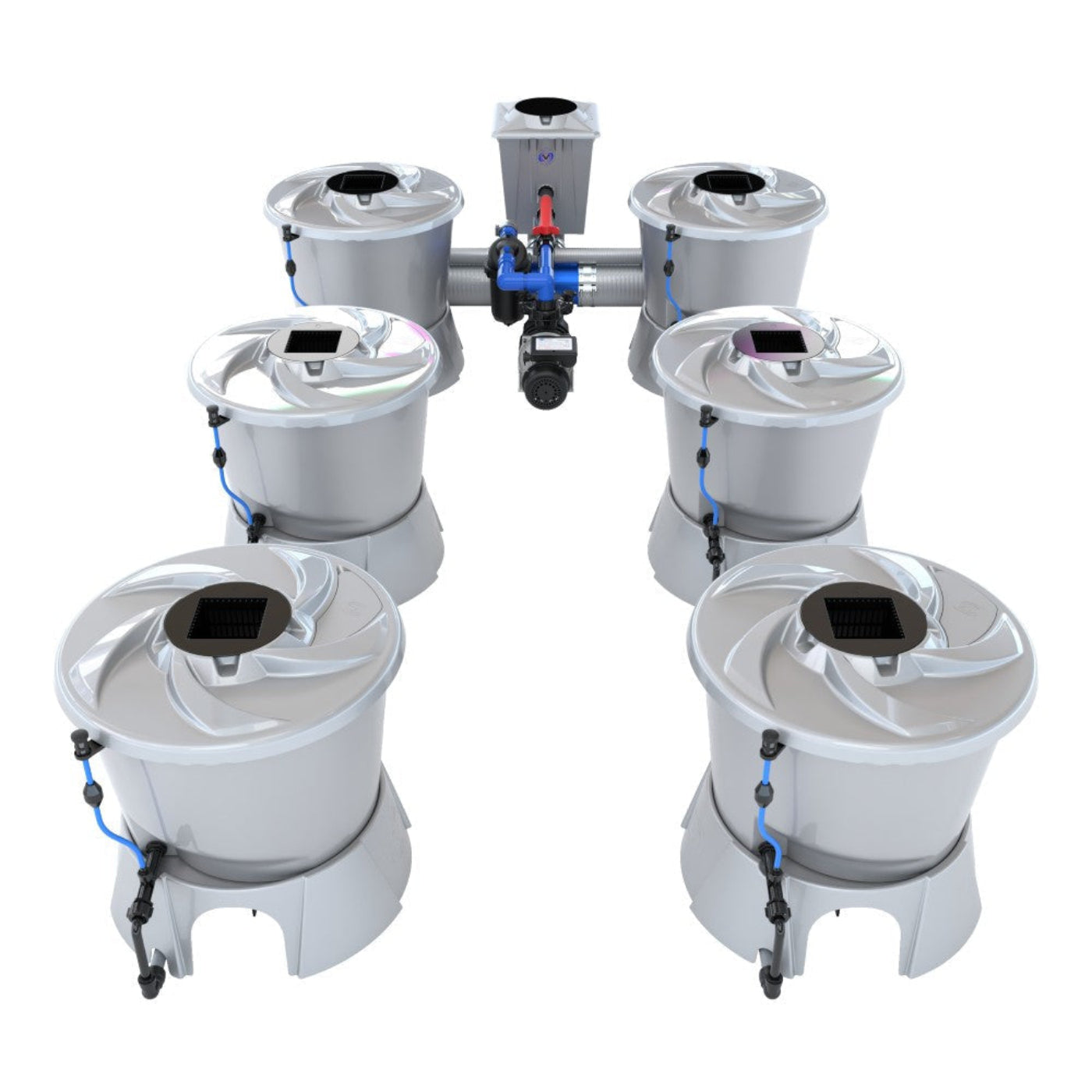 Alien Hydroponics 6 Pot (2 Row) V-System RDWC - BD100-0206