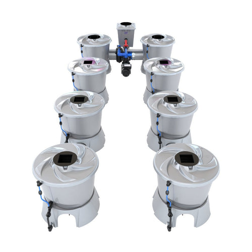 Alien Hydroponics 8 Pot (2 Row) V-System RDWC - BD100-0208