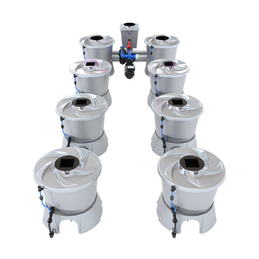 Alien Hydroponics 8 Pot (2 Row) V-System RDWC - BD100-0208