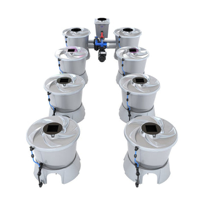 Alien Hydroponics 8 Pot (2 Row) V-System RDWC - BD100-0208