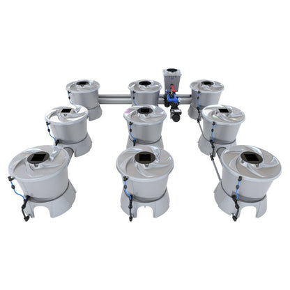 Alien Hydroponics 9 Pot (3 Row) V-System RDWC - BD100-0309