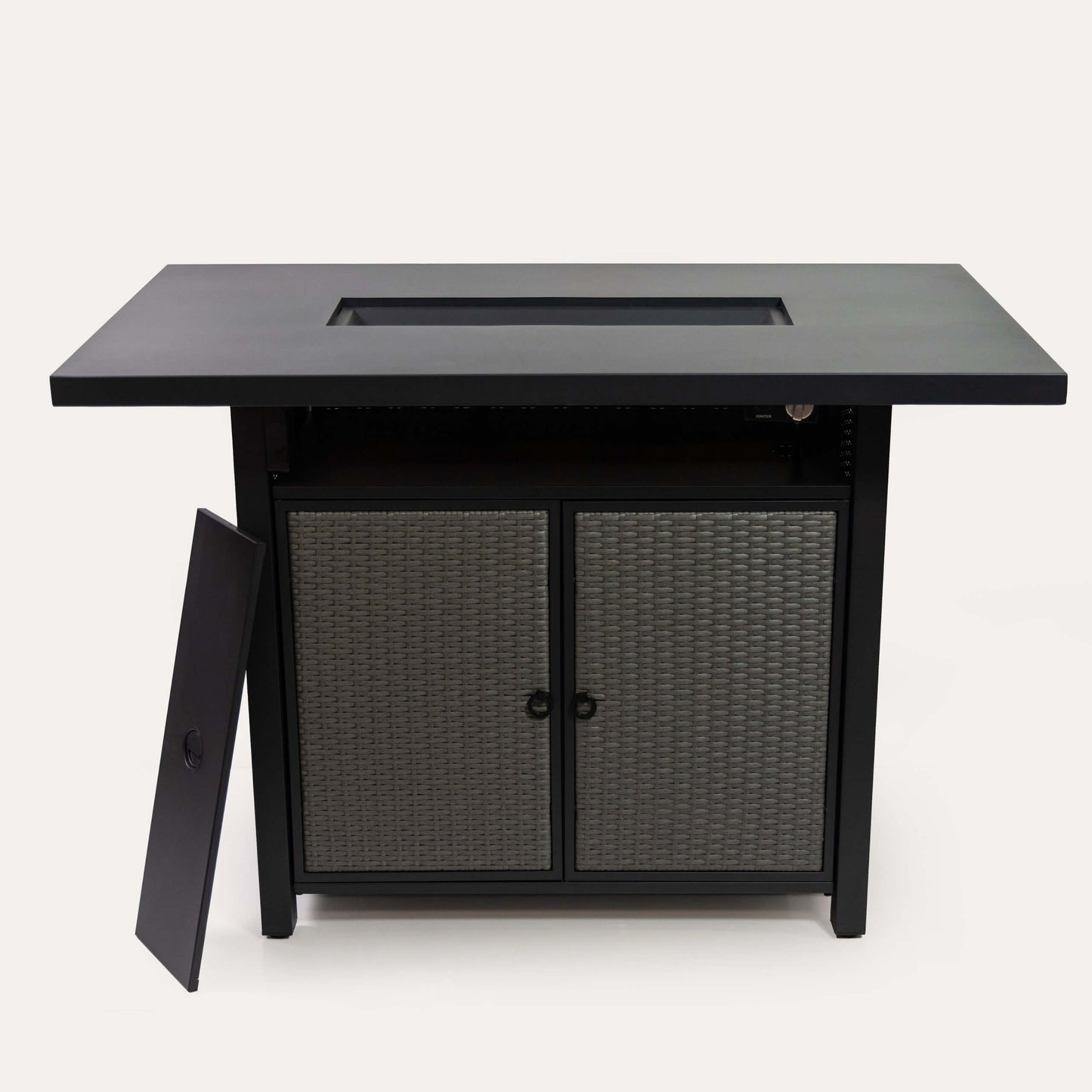 Deko Living 55 Inch Outdoor Rectangular 40,000 BTU Propane Barstool Firetable  - COB10005