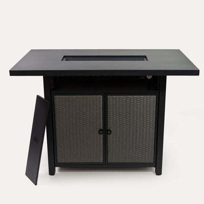 Deko Living 55 Inch Outdoor Rectangular 40,000 BTU Propane Barstool Firetable  - COB10005