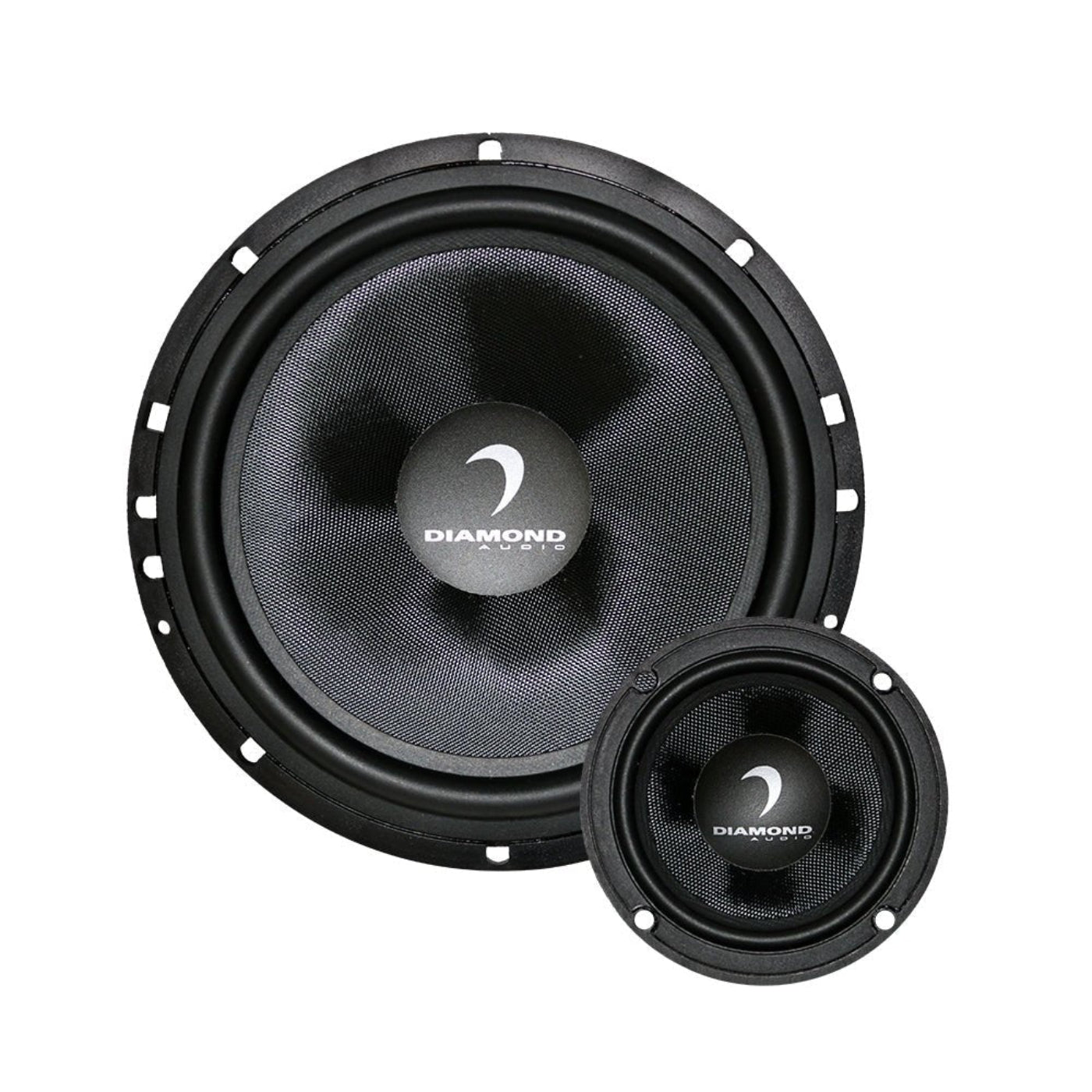 Diamond Audio 6.5" DES Series 3-Way Component System w/Aluminum Dome Tweeter and Crossovers - DES365C