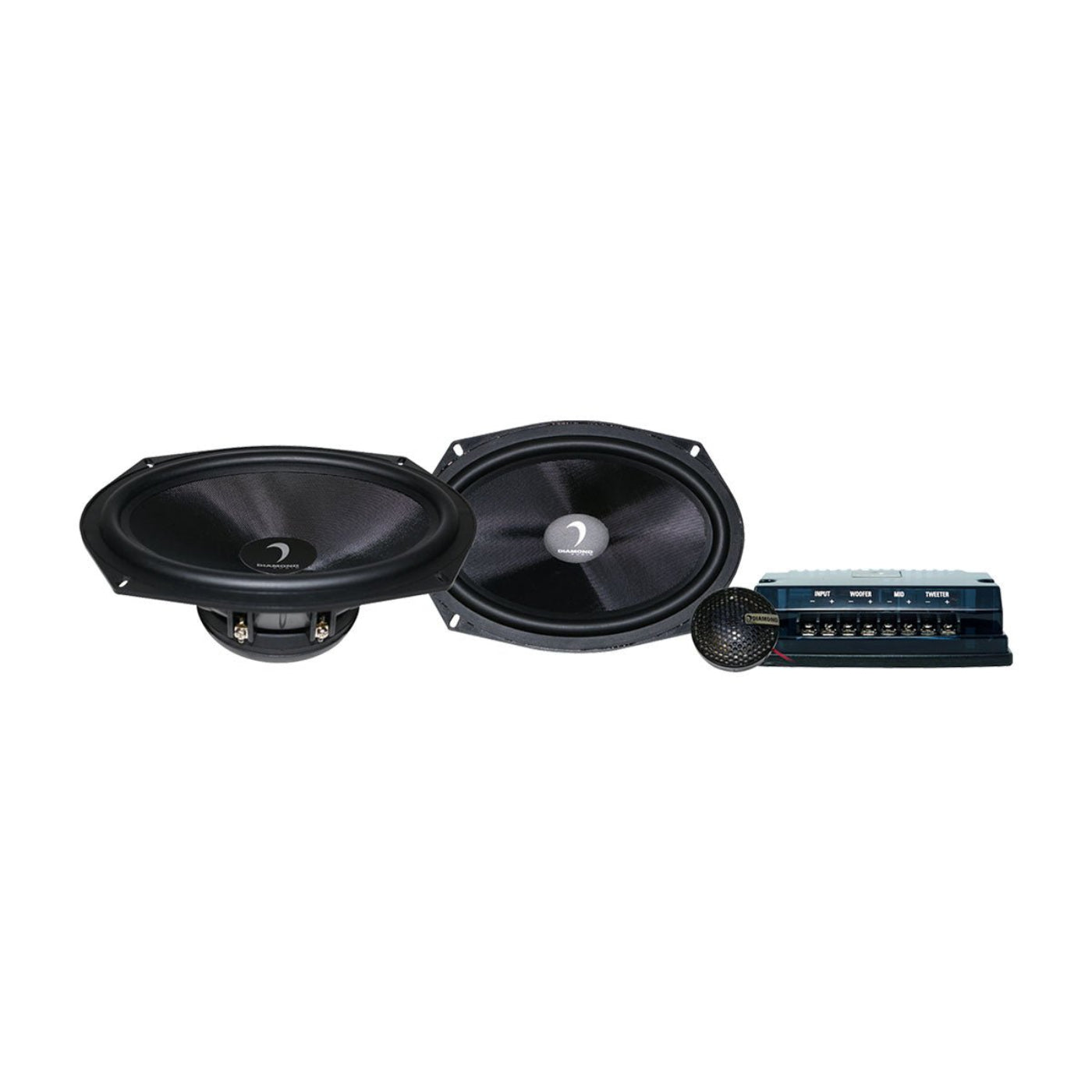 Diamond Audio 6" x 9" DES Series 2-way Component System 25mm Aluminum Dome Tweeter - DES69C