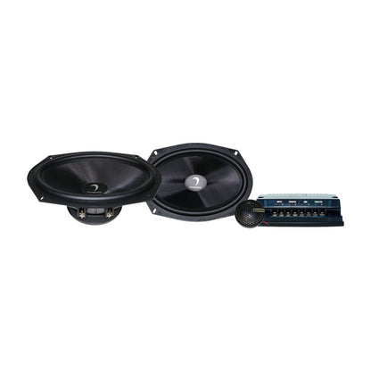 Diamond Audio 6" x 9" DES Series 2-way Component System 25mm Aluminum Dome Tweeter - DES69C