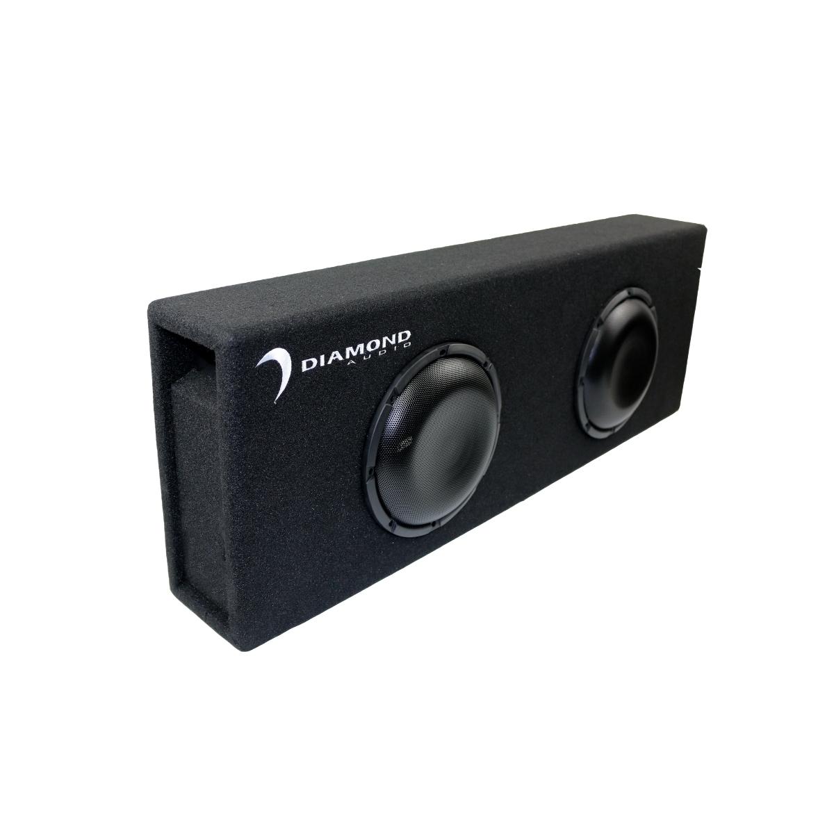 Diamond Audio 10" Dual Slot Vented Passive Subwoofer Enclosure (2Ω) - DESMB10D