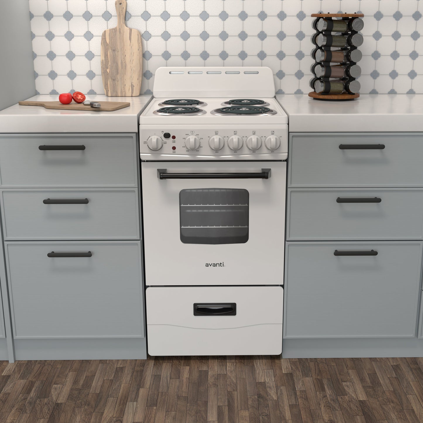 Avanti 20" Electric Range Oven with Framed Glass Door - ERU200P3S