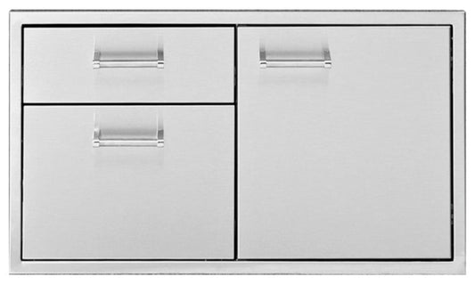 Delta Heat 30 Inch Door and Two Drawer Combo - DHDD302-B
