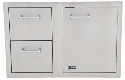 Lion Grills Door and Drawer Combo with Towel Rack - L3320