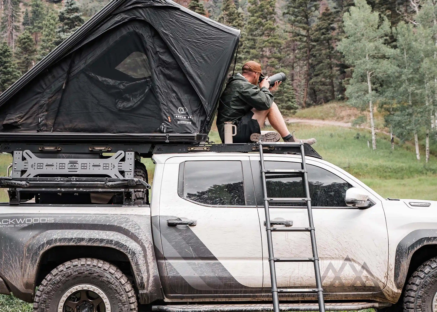 Backwoods Adventure DRIFTR Toyota Tacoma Roof Rack (2024-2026) - vBWTT4L-9855