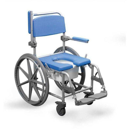 Drive Medical Aluminum Shower Commode Wheelchair - DM-NRS185006