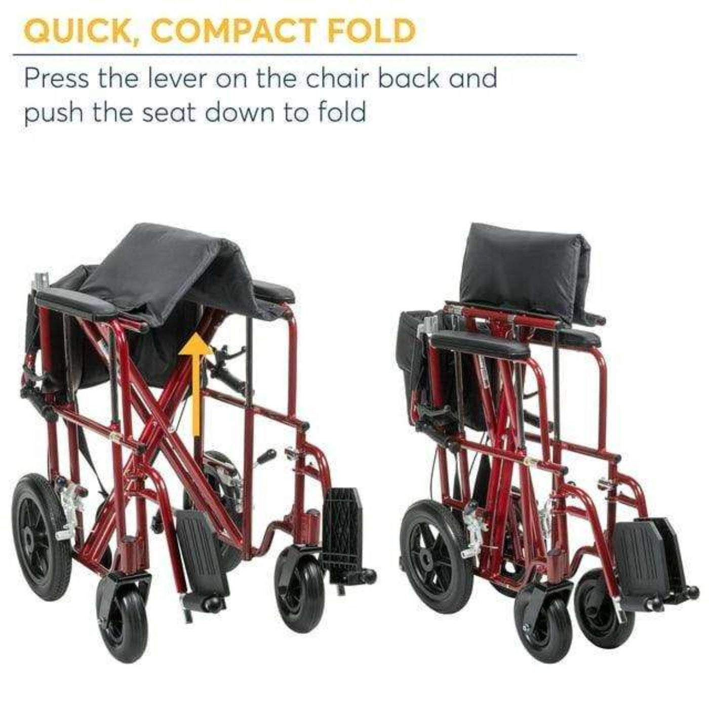 Drive Medical Bariatric Heavy Duty Transport Chair - DM-ATC22R
